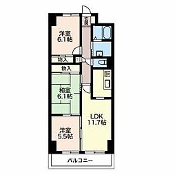 間取図画像 3LDK