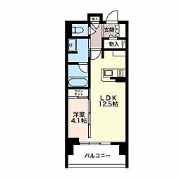 マストスタイル泉 1LDKの間取図画像