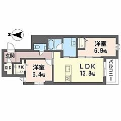 物件の間取り