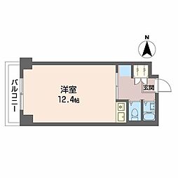 アルファビル栄 ワンルームの間取図画像