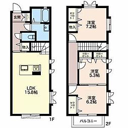 ステラ南山 3LDKの間取図画像