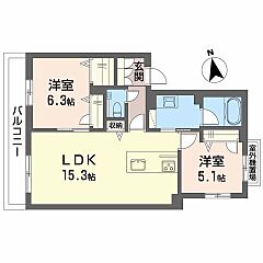 物件の間取り