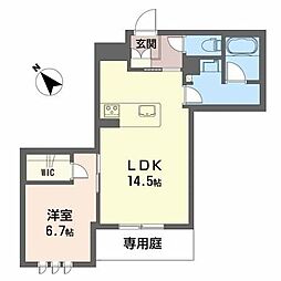 ShaMaisonMatsusakaCastle 1LDKの間取図画像