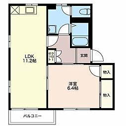 間取図画像 1LDK