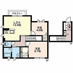 リラフォート 2LDKの間取図画像
