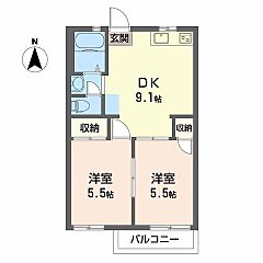 物件の間取り