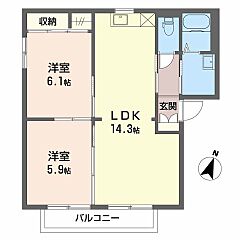 物件の間取り