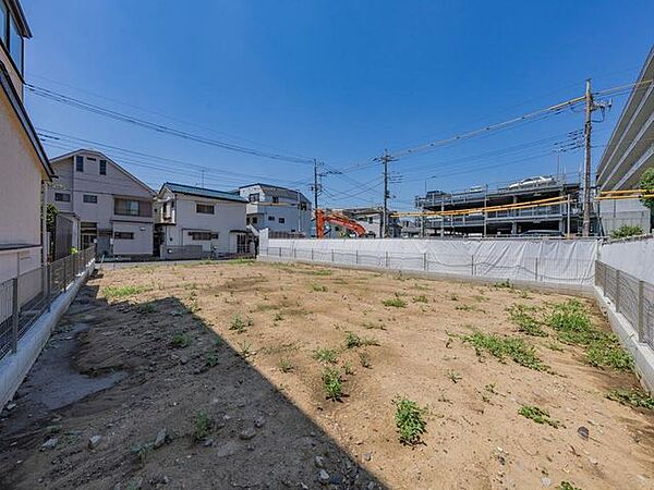 ■北側からの土地写真建ぺい率は60％。
