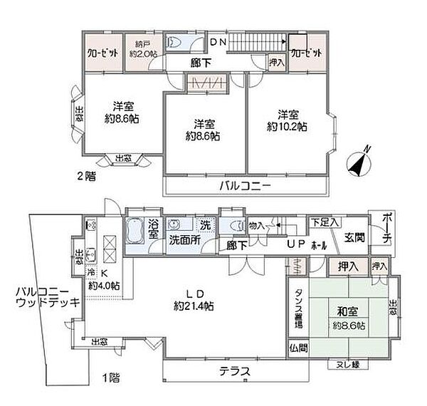 間取りを拡大表示