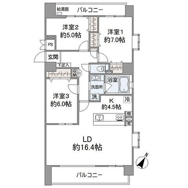 間取りを拡大表示