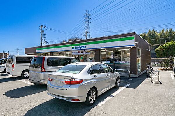ファミリーマート天野谷戸公園前店 24時間営業のコンビニで、日用品やATMなど便利なサービスが揃います。公園前にあり、散歩や通勤途中にも立ち寄りやすい立地です。 50m
