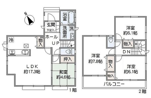 間取りを拡大表示