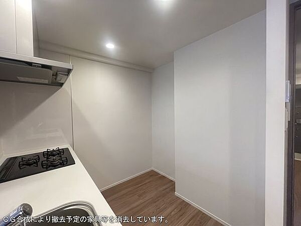 CG合成により撤去予定の家具等を消去しています。