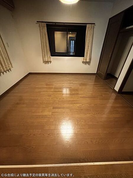 CG合成により撤去予定の家具等を消去しています。