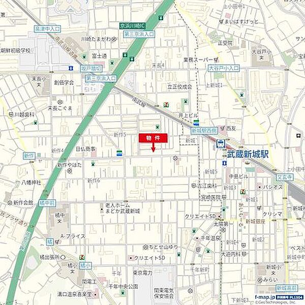 地図を拡大表示
