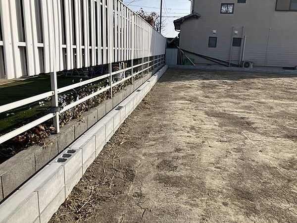 外周ブロック造成済み