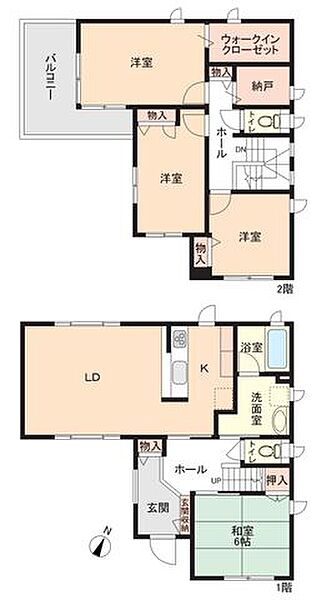 間取りを拡大表示