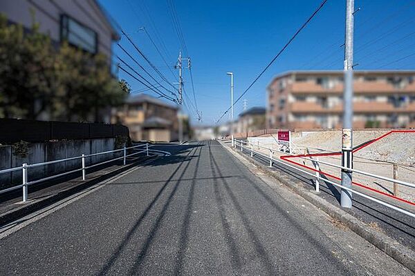 前面道路含む現地写真(2)