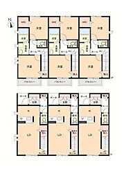 コーラル・レーヴ 2LDKの間取図画像
