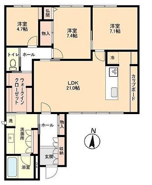 間取りを拡大表示