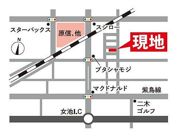 地図を拡大表示