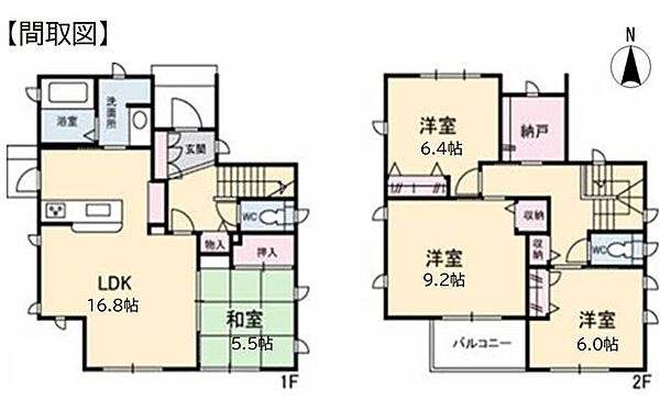 間取りを拡大表示