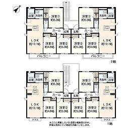シャーメゾン犬塚 3LDKの間取図画像