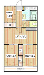間取図画像 3LDK