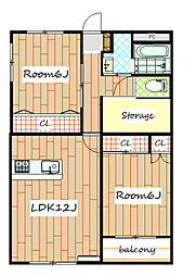 グラン 2SLDKの間取図画像