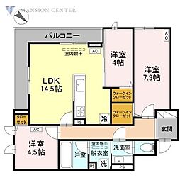 間取図画像 3LDK