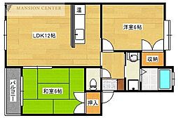 トトロの森 2LDKの間取図画像
