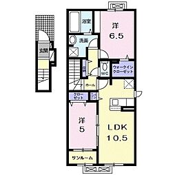 ラビットレジデンス八日市 2階/-