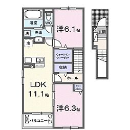 フレッシュハウス1 2階/-