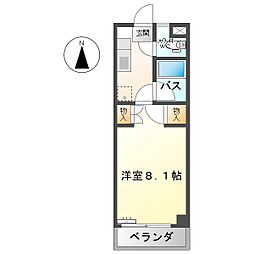 GREENCOAT・C 1Kの間取図画像