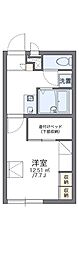 レオパレスフォレスト 1Kの間取図画像