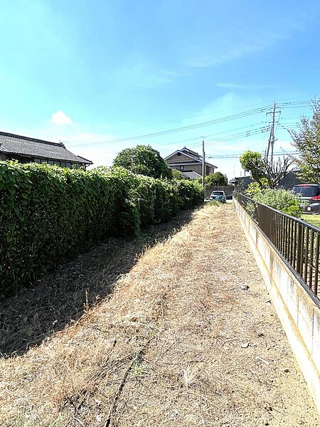 敷地延長部分です。