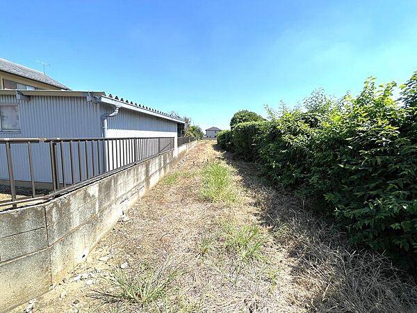 敷地延長部分です。