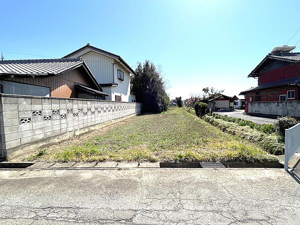 敷地延長部分の様子です。