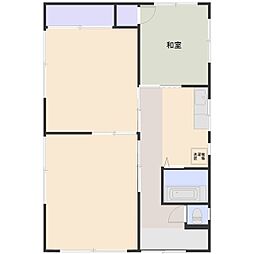 長沼町戸建 1階3DKの間取り