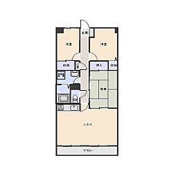 間取図画像 3LDK