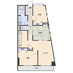 PeaceAvenue192 3LDKの間取図画像