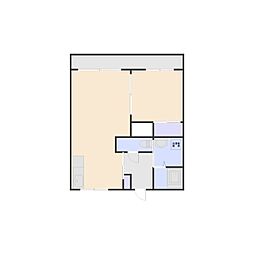 レクセルオナイC 1LDKの間取図画像