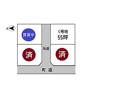 外観:区画割図 外観:区画割図