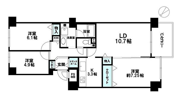 間取り：301000114535