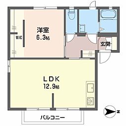 間取図画像 1LDK