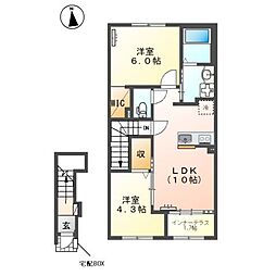 春江町針原新築アパート 2階