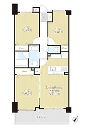 ライオンズヴィアーレ成増 3LDKの間取図画像