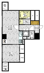 東和ダイヤモンドマンション 1LDKの間取図画像