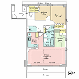 間取図画像 3LDK