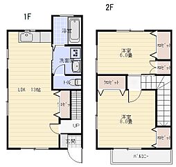 サンセット・ヴィラ 2LDKの間取図画像